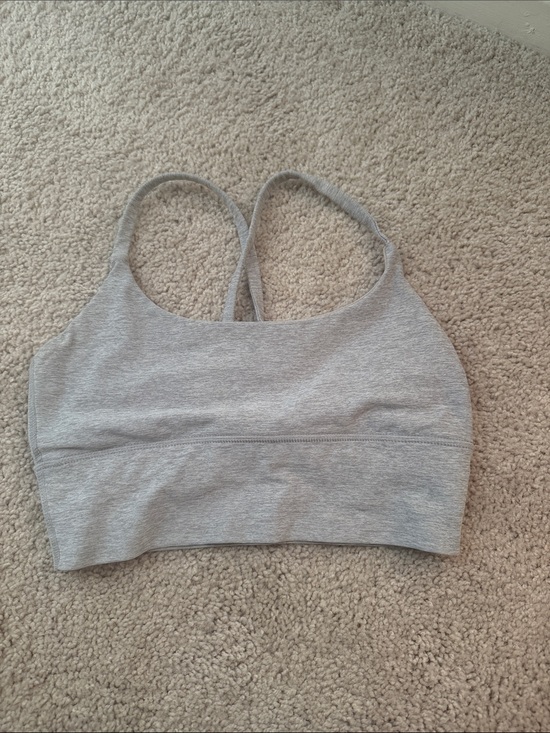 Vuori Other - Vuori Light Gray Seamless Sports Bralette